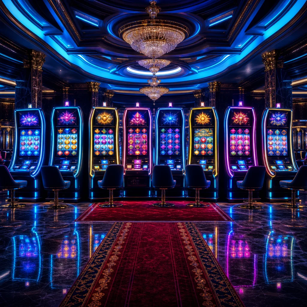 Neon arcade slot machines for UAE casino players